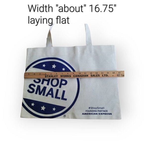 Opening Ceremony Shop Small White/Blue Cloth Tote Bag RARE - Picture 3 of 5